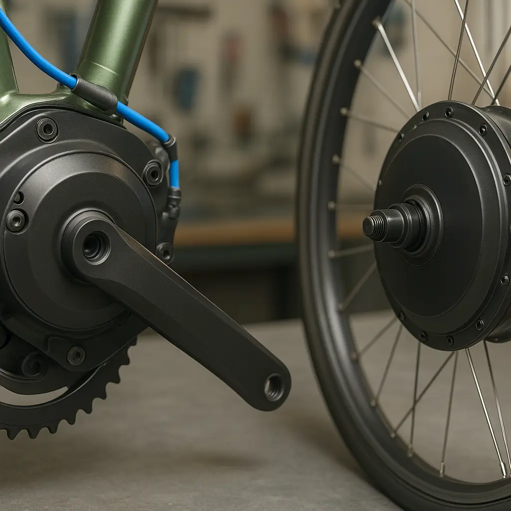 E-Bike mit Mittelmotor oder Hinterradmotor? Vergleich Donauwörth