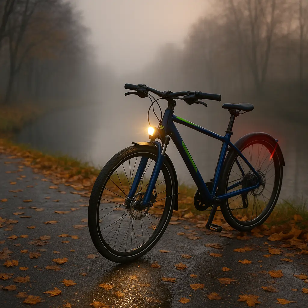 Radfahren im Herbst: Sichtbarkeit auf den Wegen im Donau-Ries