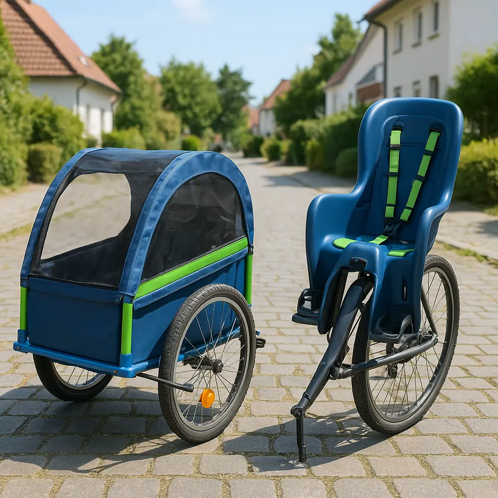 Fahrrad-Kindersitz vs. Anhänger: Was ist sicherer in Donauwörth?