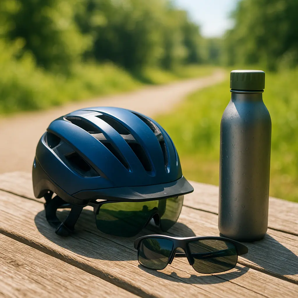 Fahrrad-Sonnenschutz: Helm und Brille für den Sommer Donauwörth