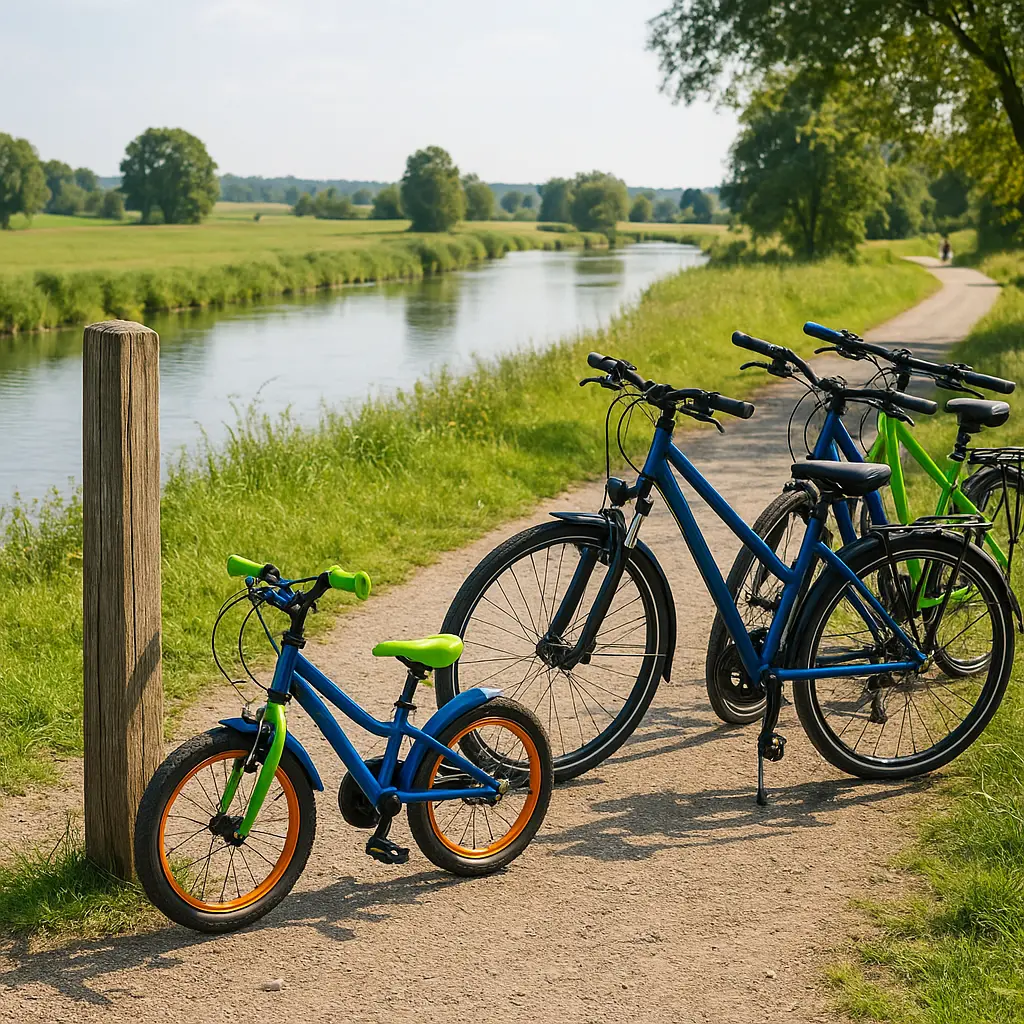 Radfahren an der Wörnitz mit Kindern: Familientour Donauwörth