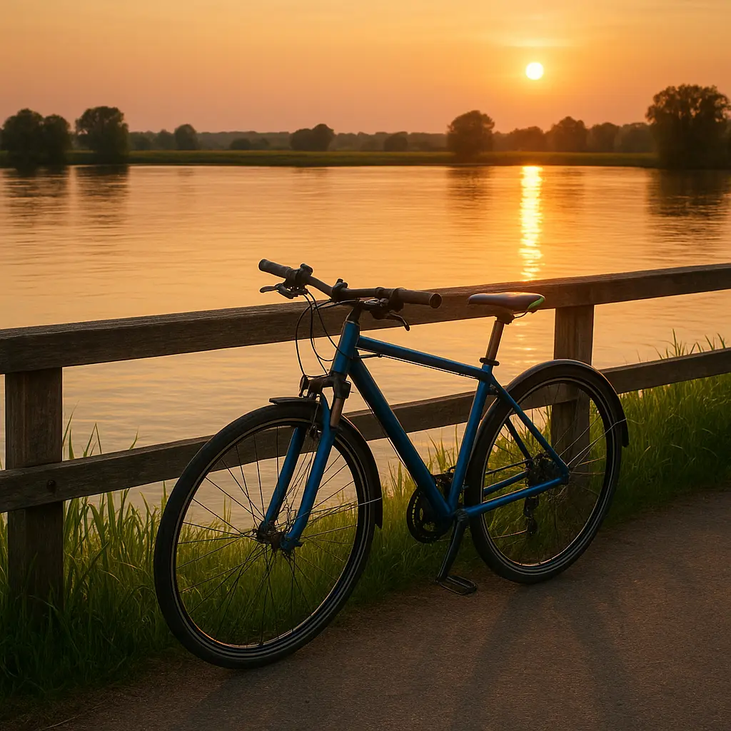 Abendlicht-Radtour entlang der Donau ab Donauwörth