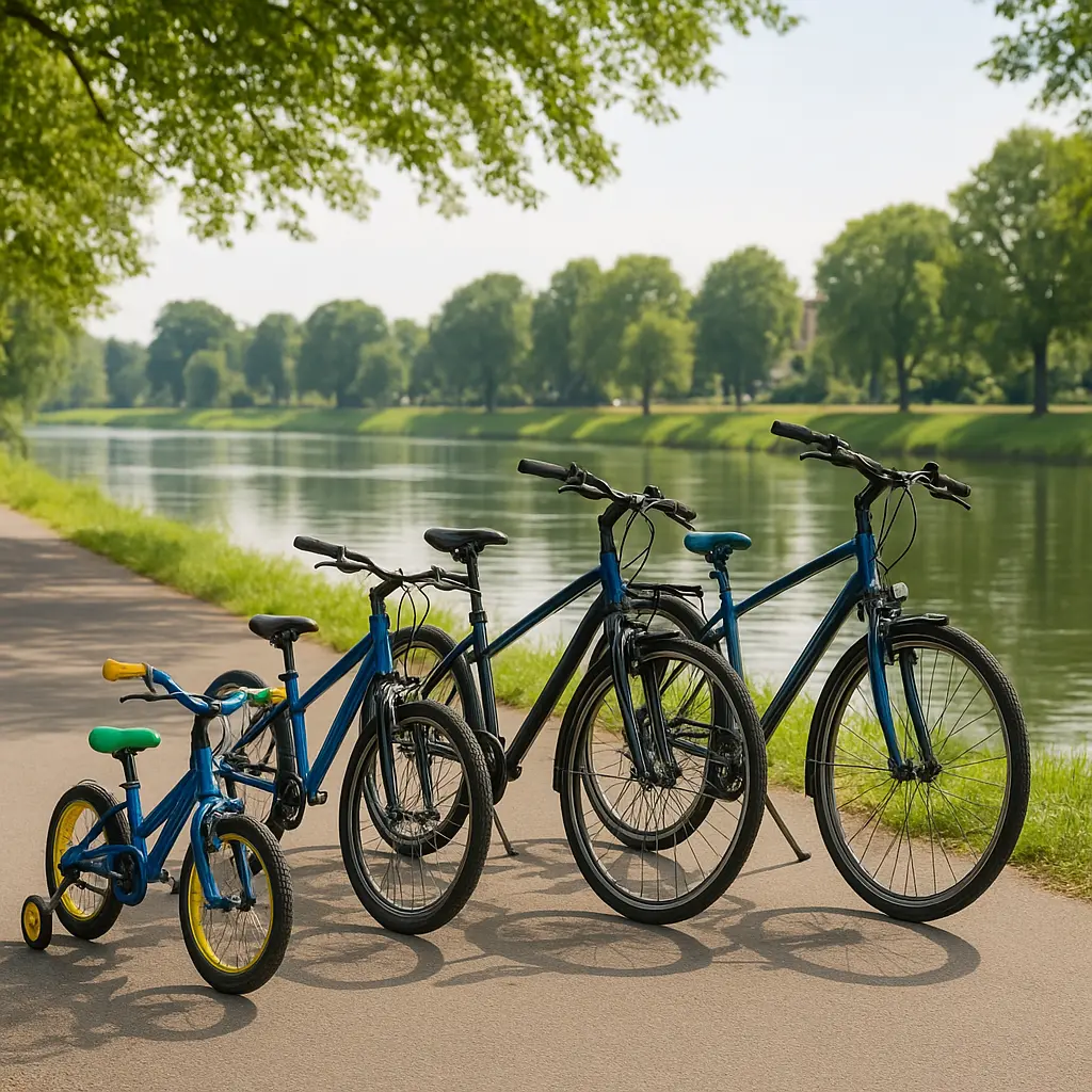 Radtour zum Stauferpark Donauwörth: Familienrunde